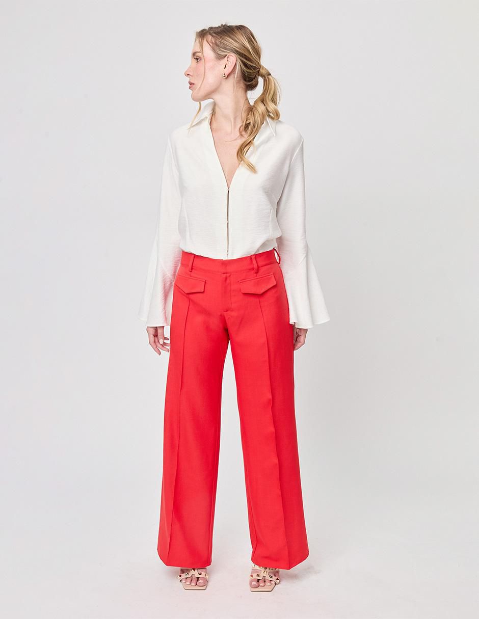 Pantalón de vestir regular para mujer 3
