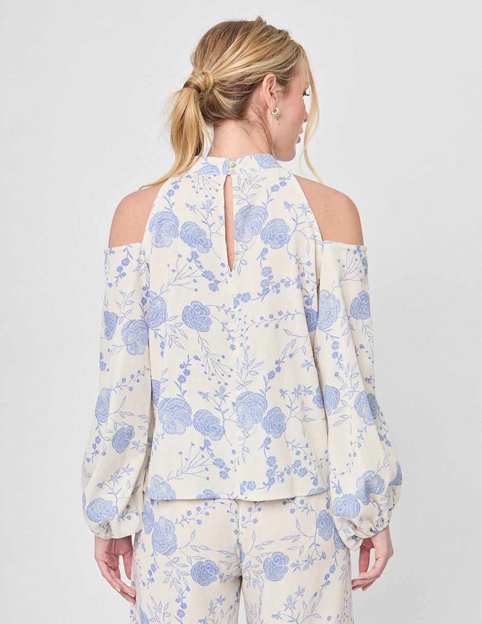 Blusa manga larga para mujer 8