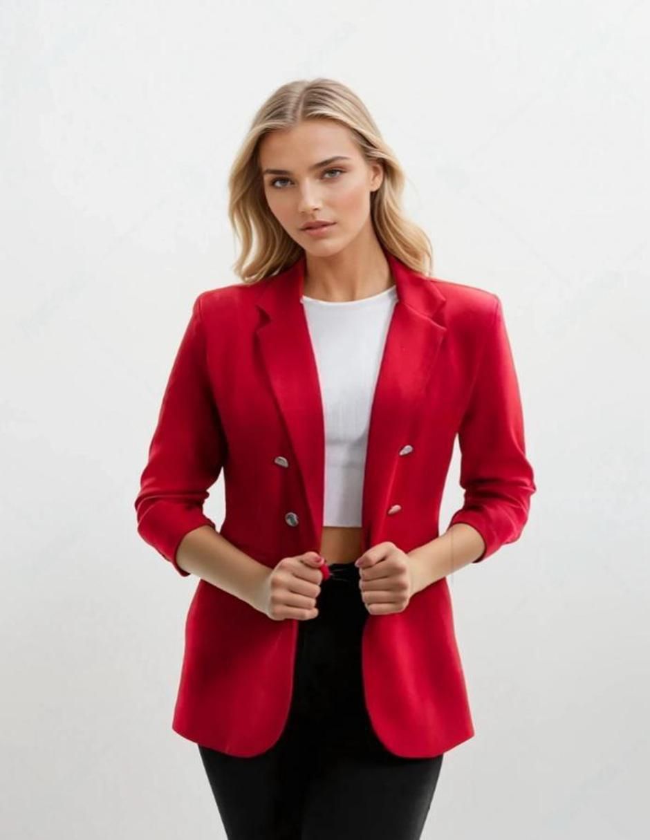 "blazer" casual pecana