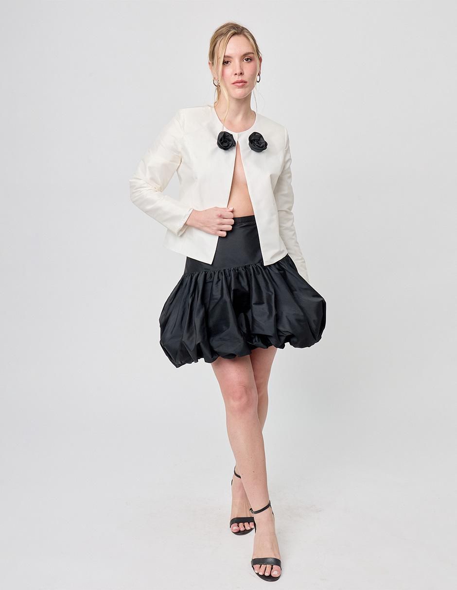 Falda mini cintura alta 2