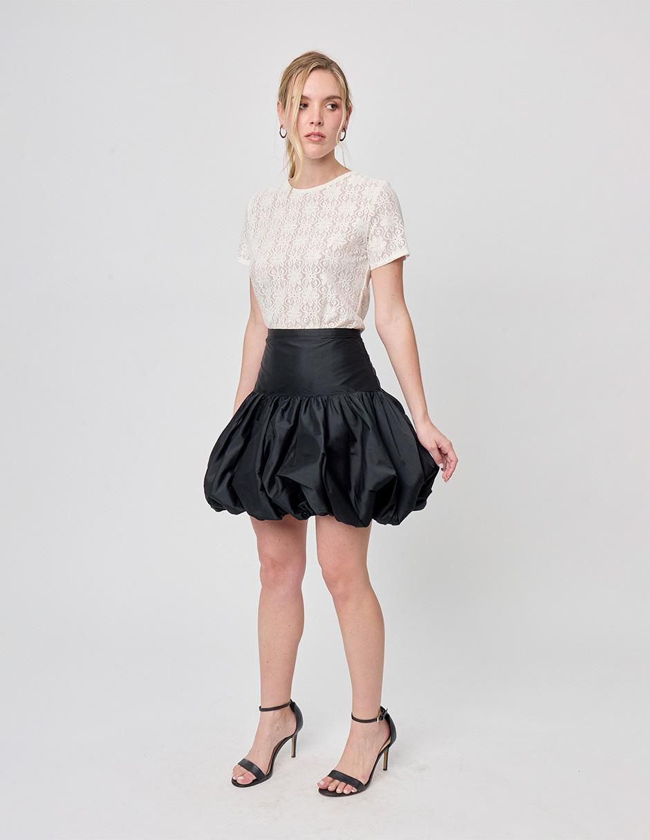 Falda mini cintura alta 5