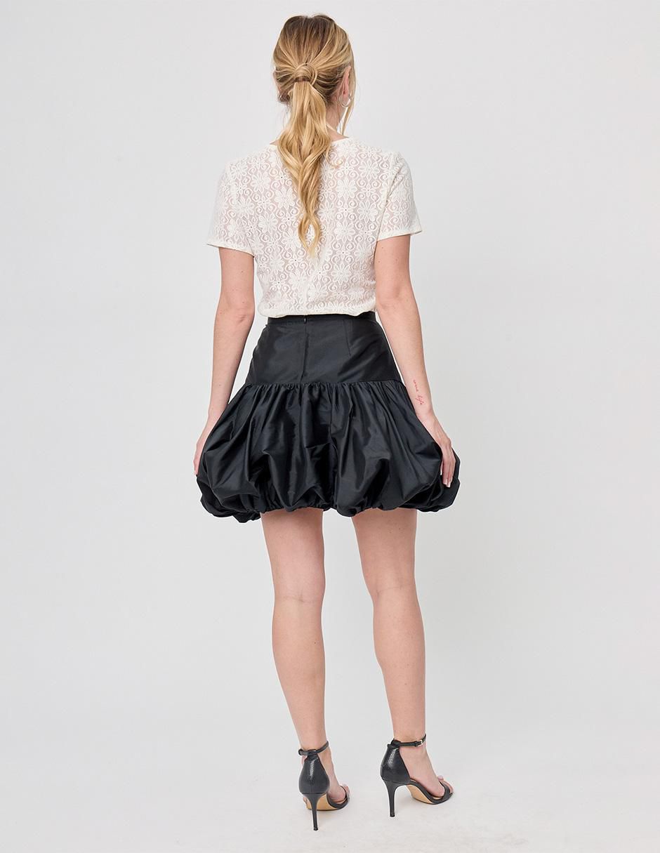 Falda mini cintura alta 8