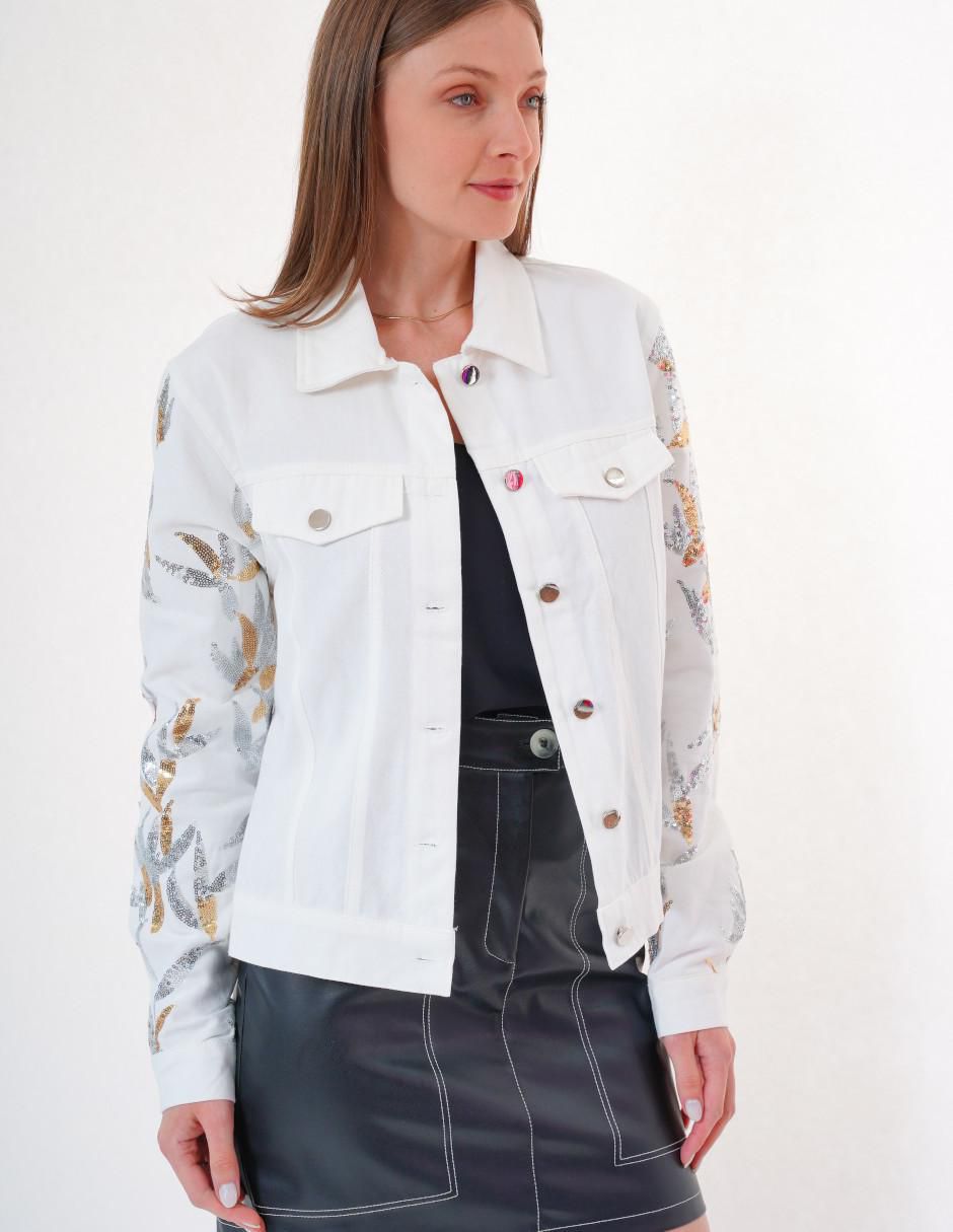 Chamarra casual Look At Me para mujer