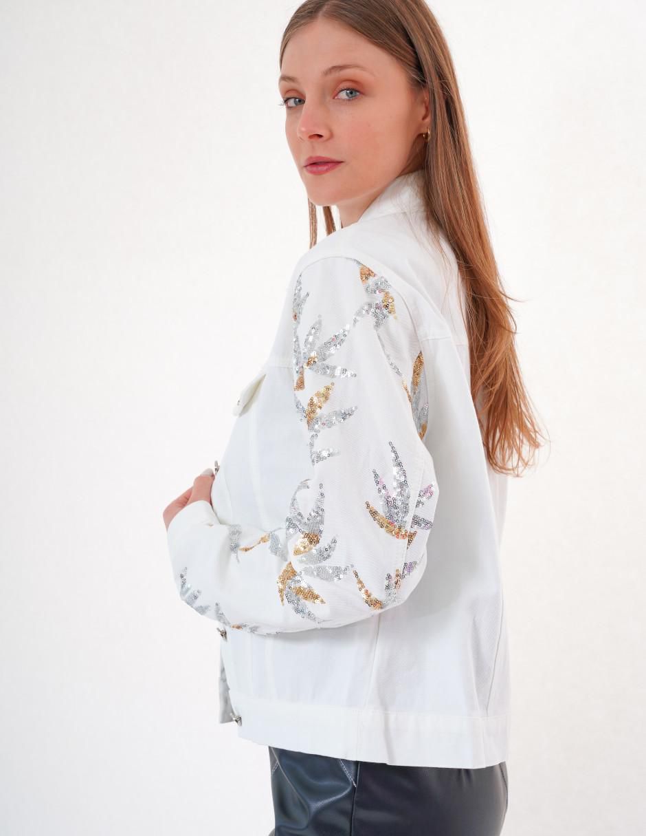 Chamarra casual Look At Me para mujer