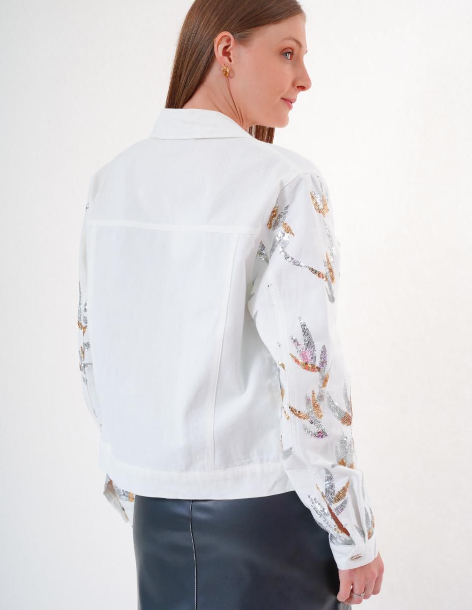 Chamarra casual Look At Me para mujer