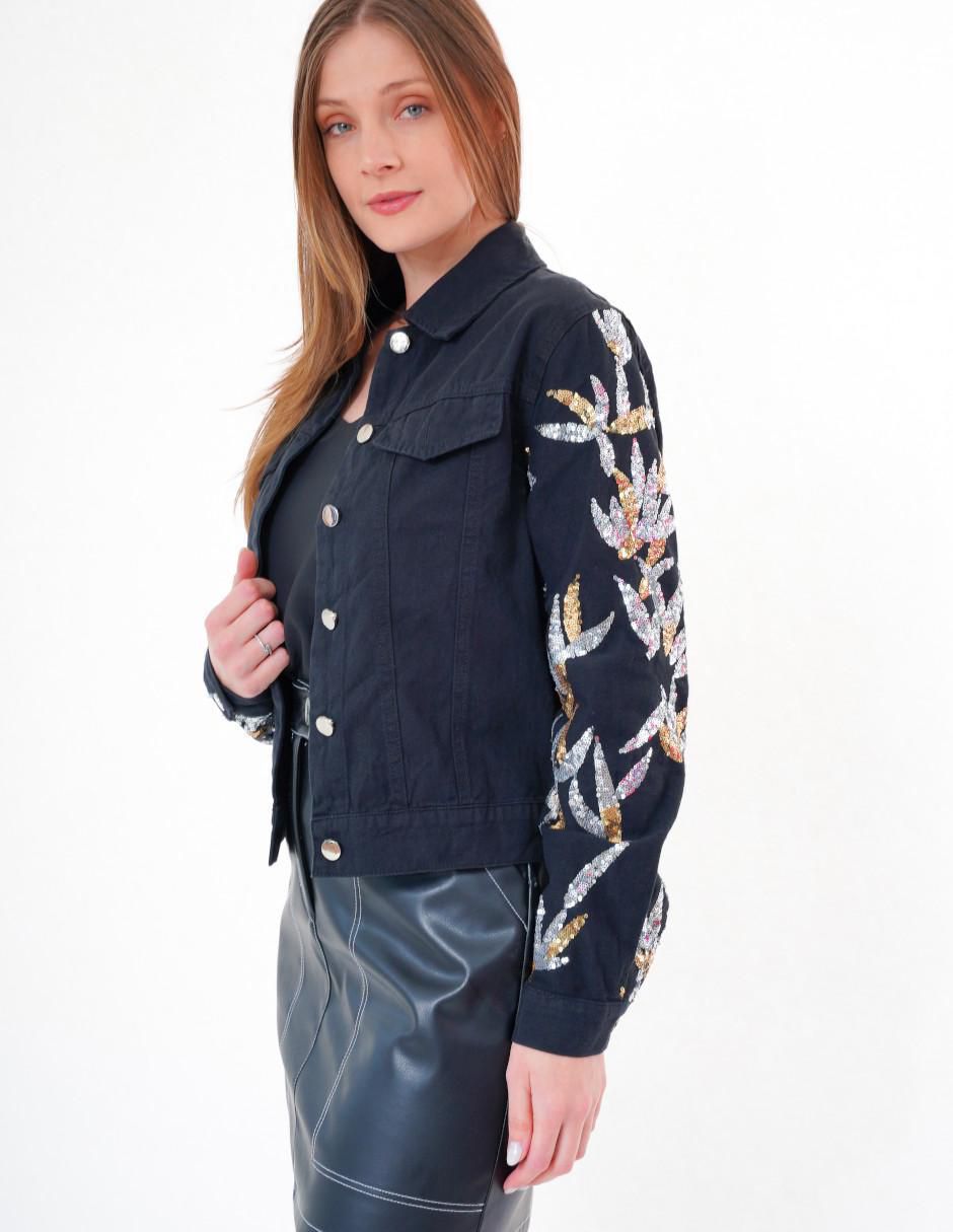 Chamarra casual Look At Me para mujer