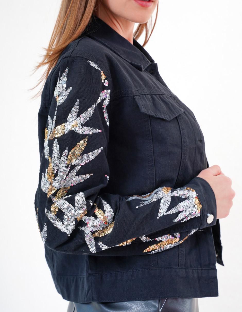 Chamarra casual Look At Me para mujer