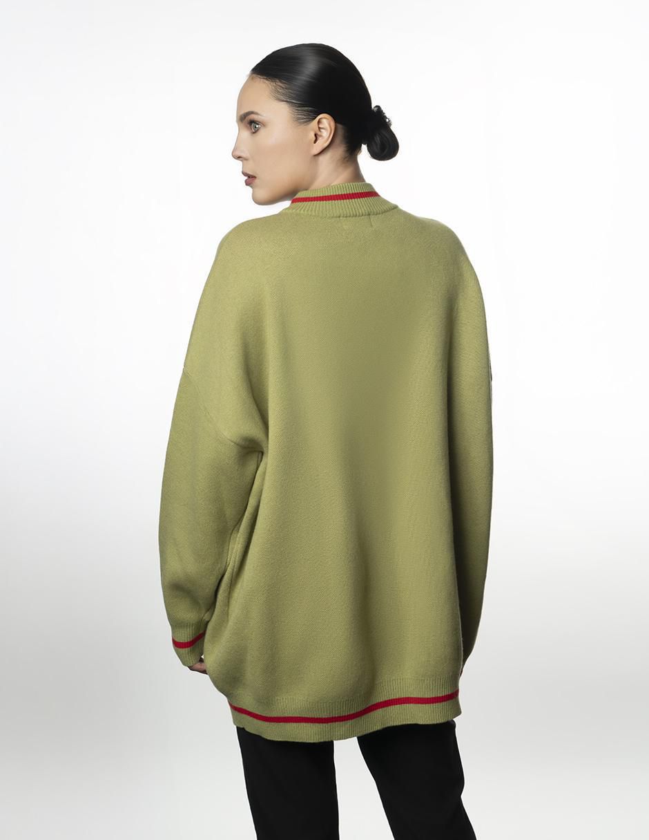 Suéter cuello redondo para mujer 5