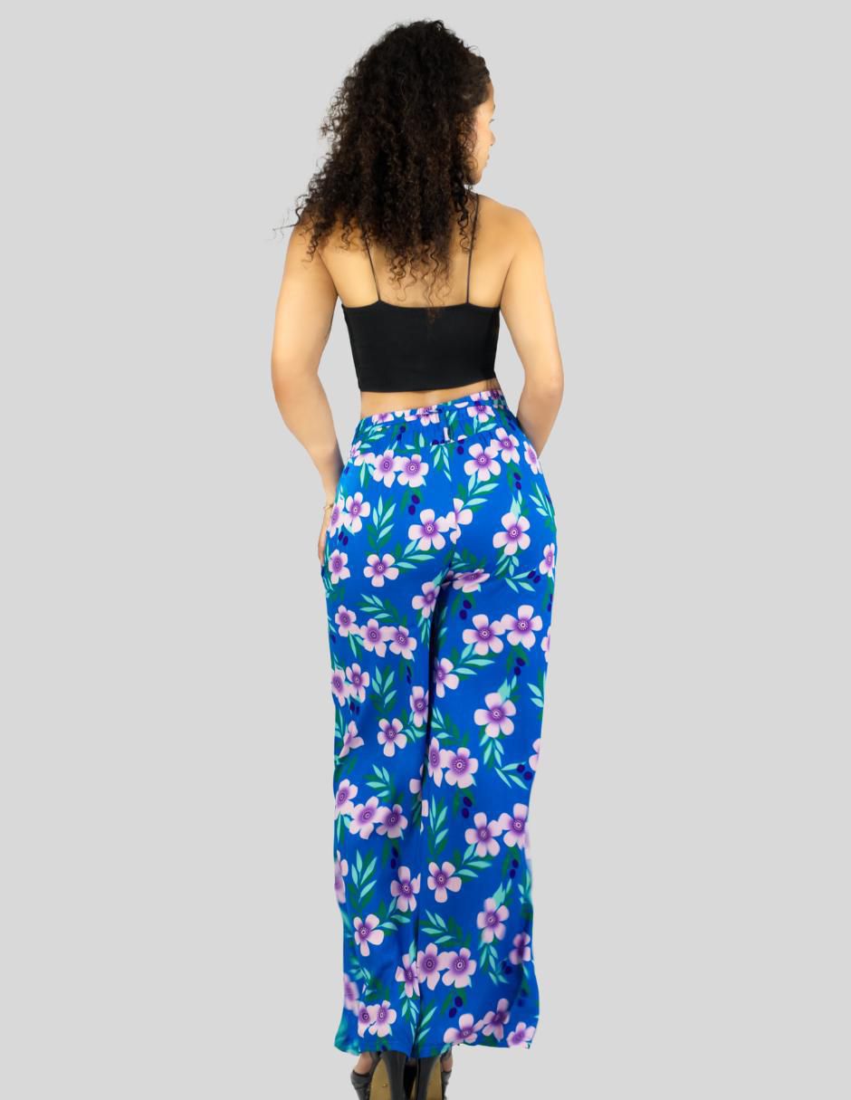 Pantalón relaxed wide leg para mujer