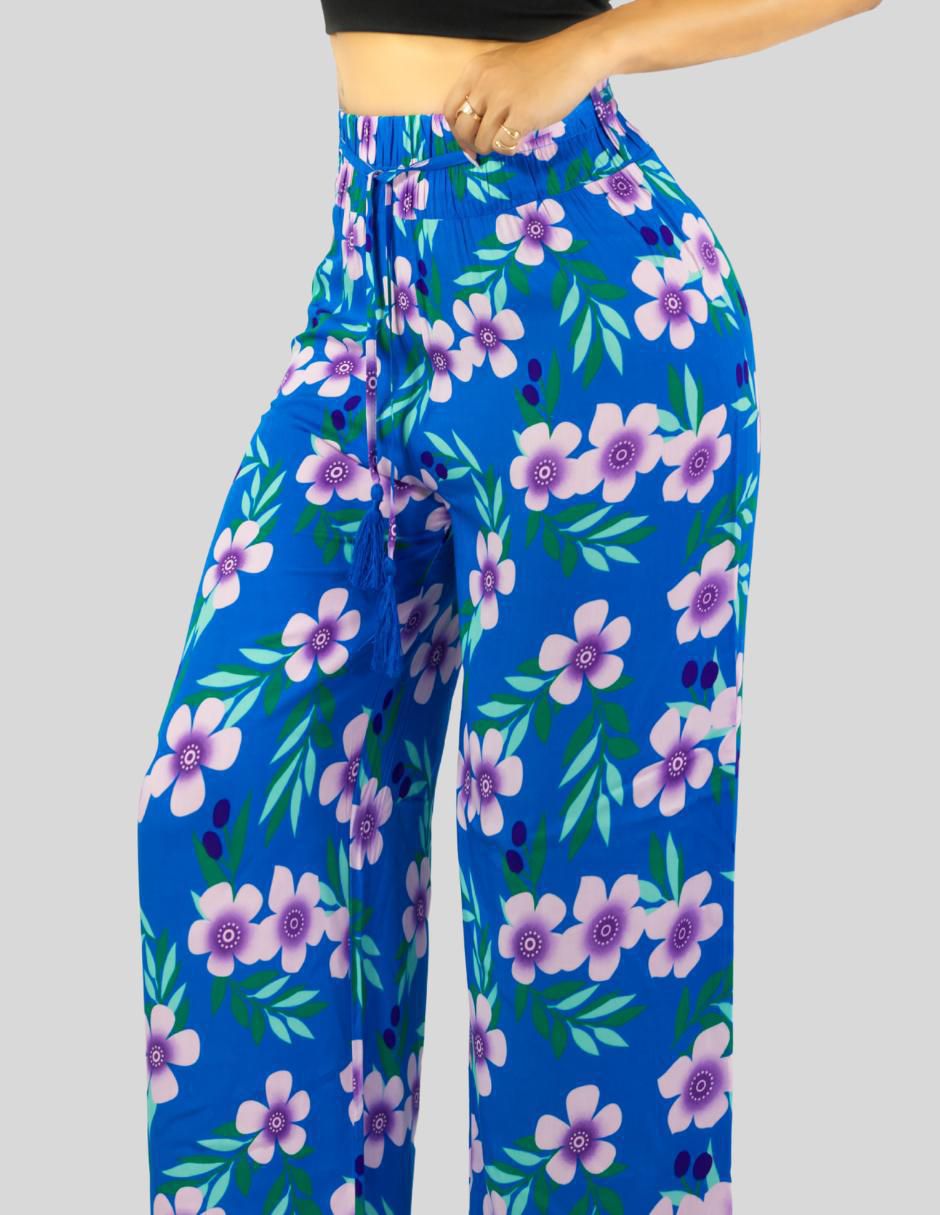 Pantalón relaxed wide leg para mujer