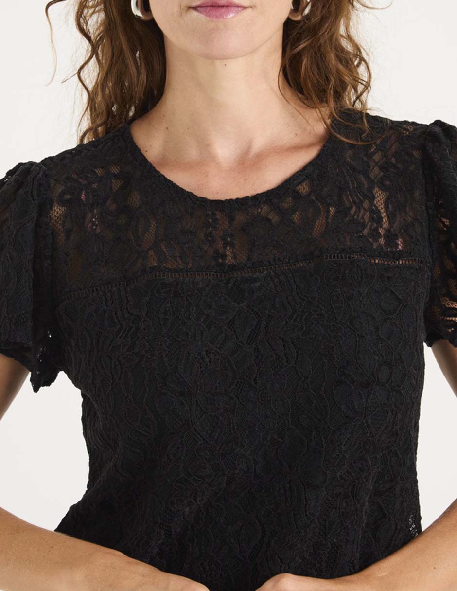 Blusa manga corta para mujer 4