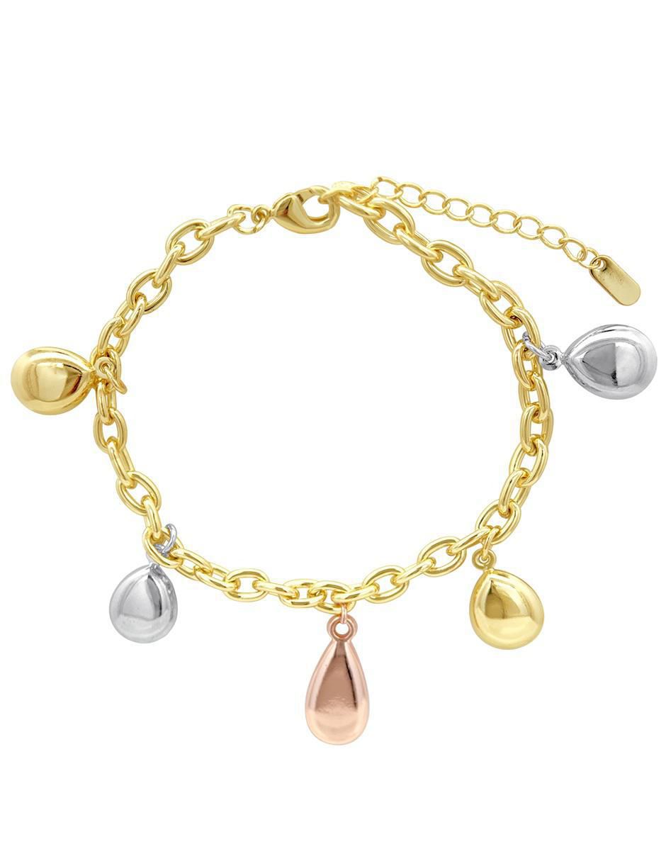 Pulsera 18 K con acabado chapa de oro