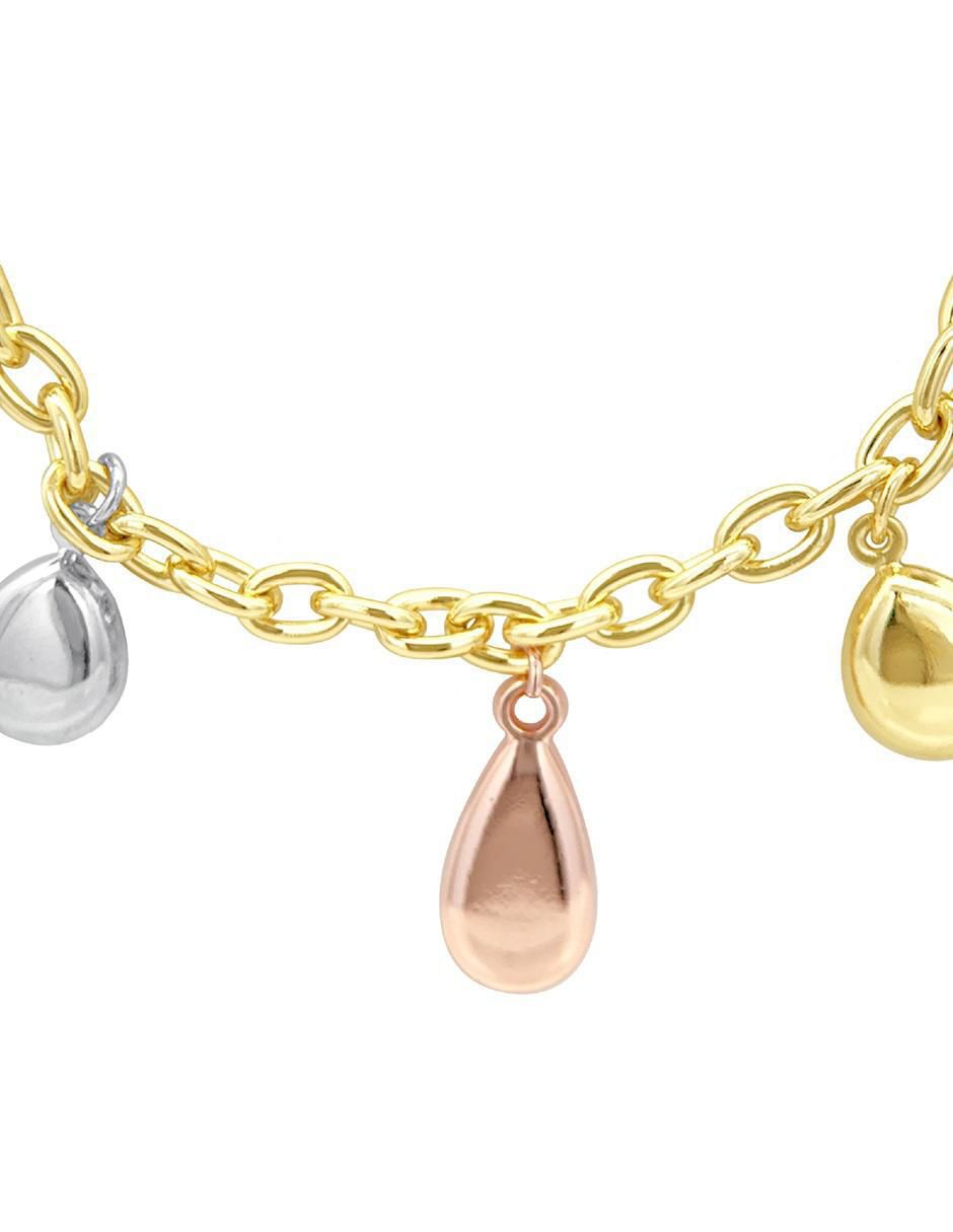 Pulsera 18 K con acabado chapa de oro 3