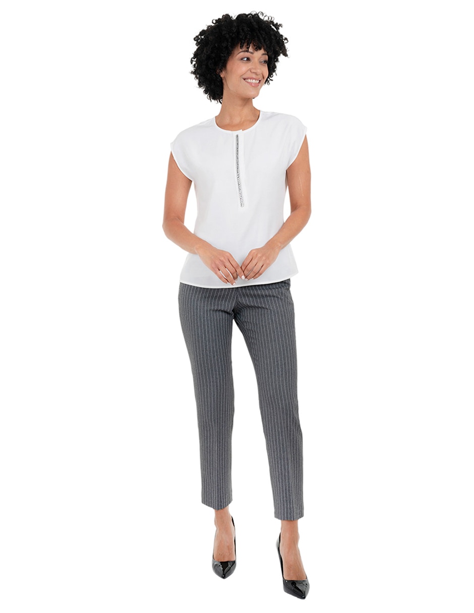 Blusa manga corta para mujer 2