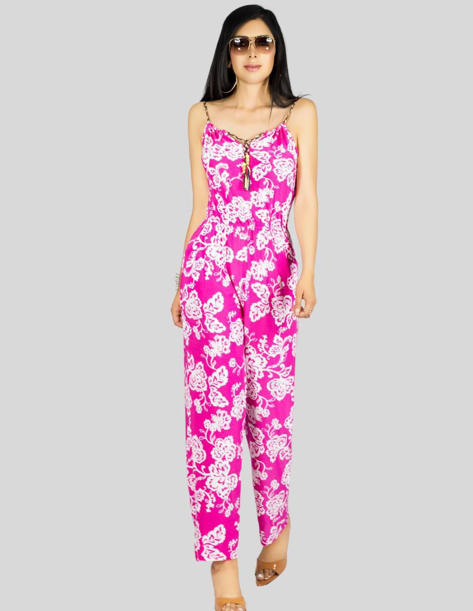 Jumpsuit estampado floral para mujer 2