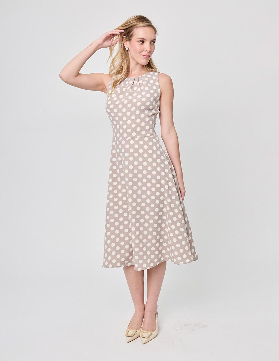 Vestido midi casual Paixao para mujer