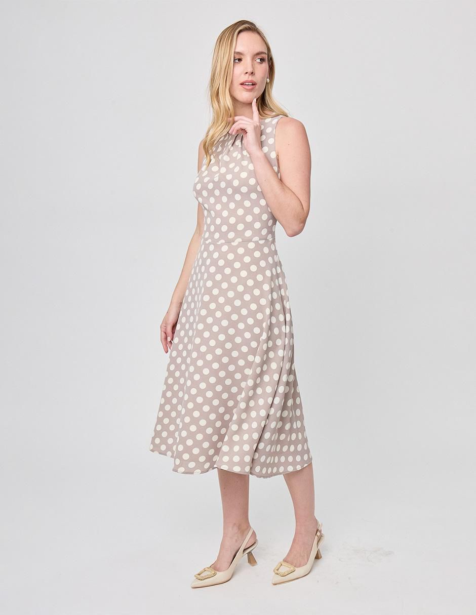 Vestido midi casual Paixao para mujer