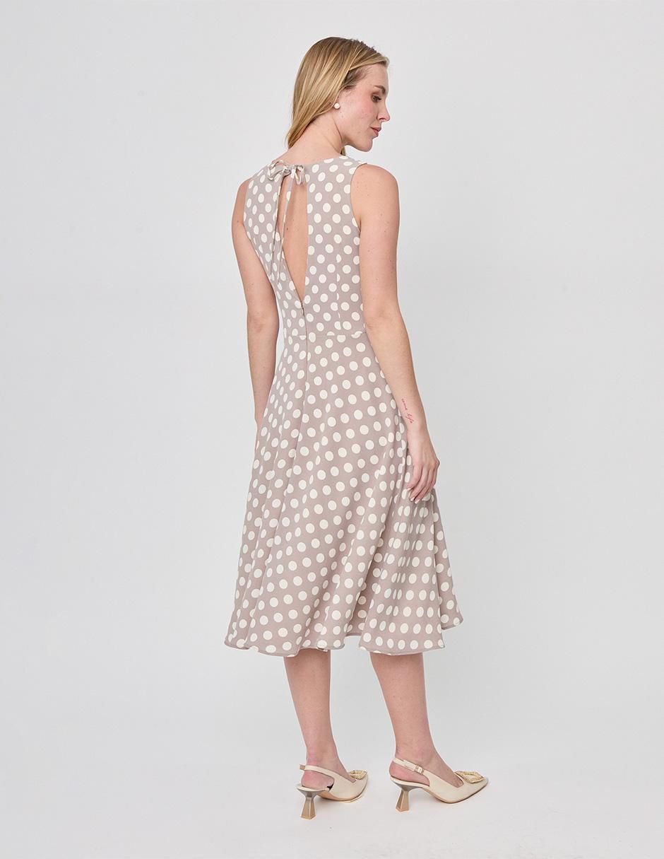 Vestido midi casual Paixao para mujer 8
