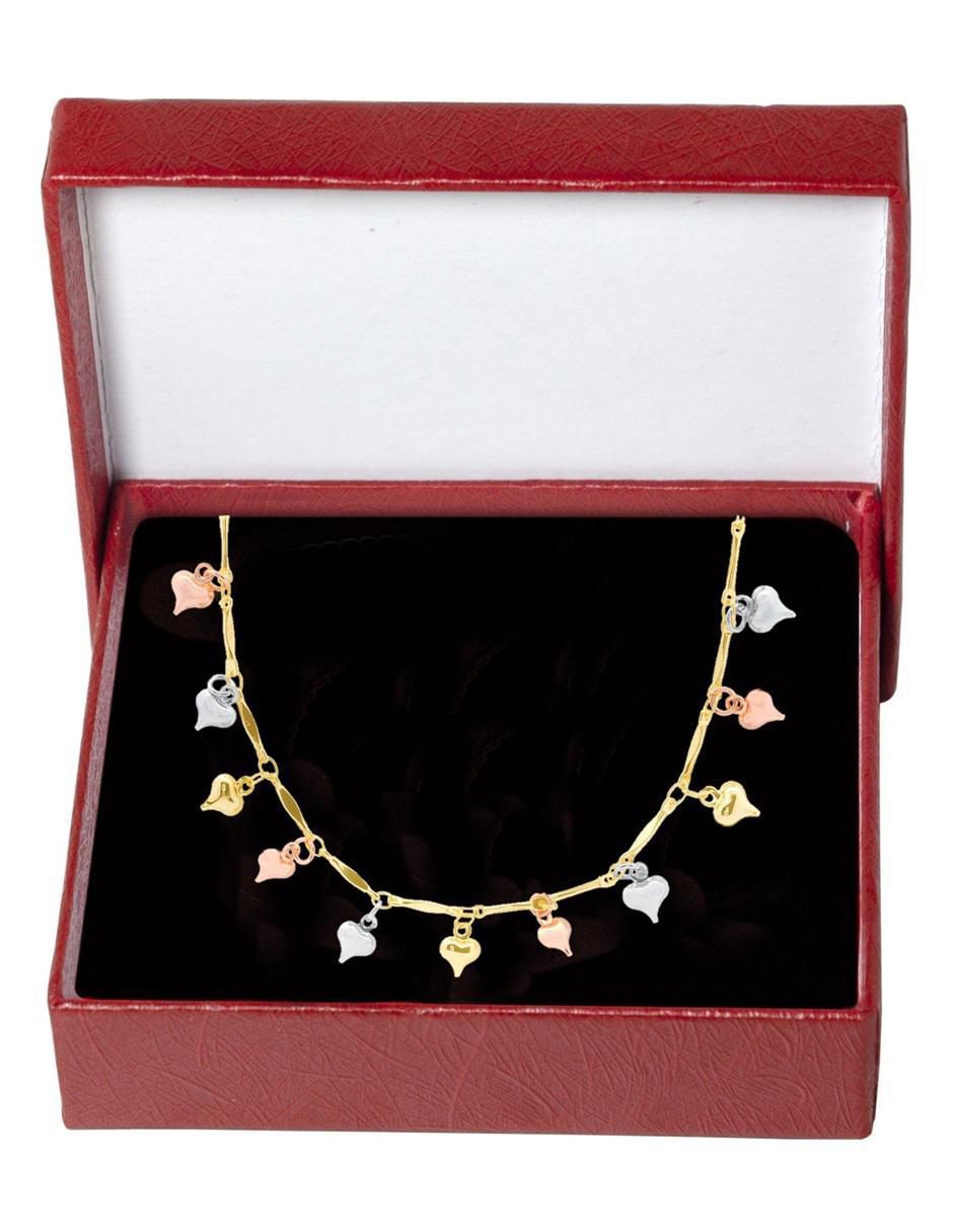 Collar de corazón 18 K 4