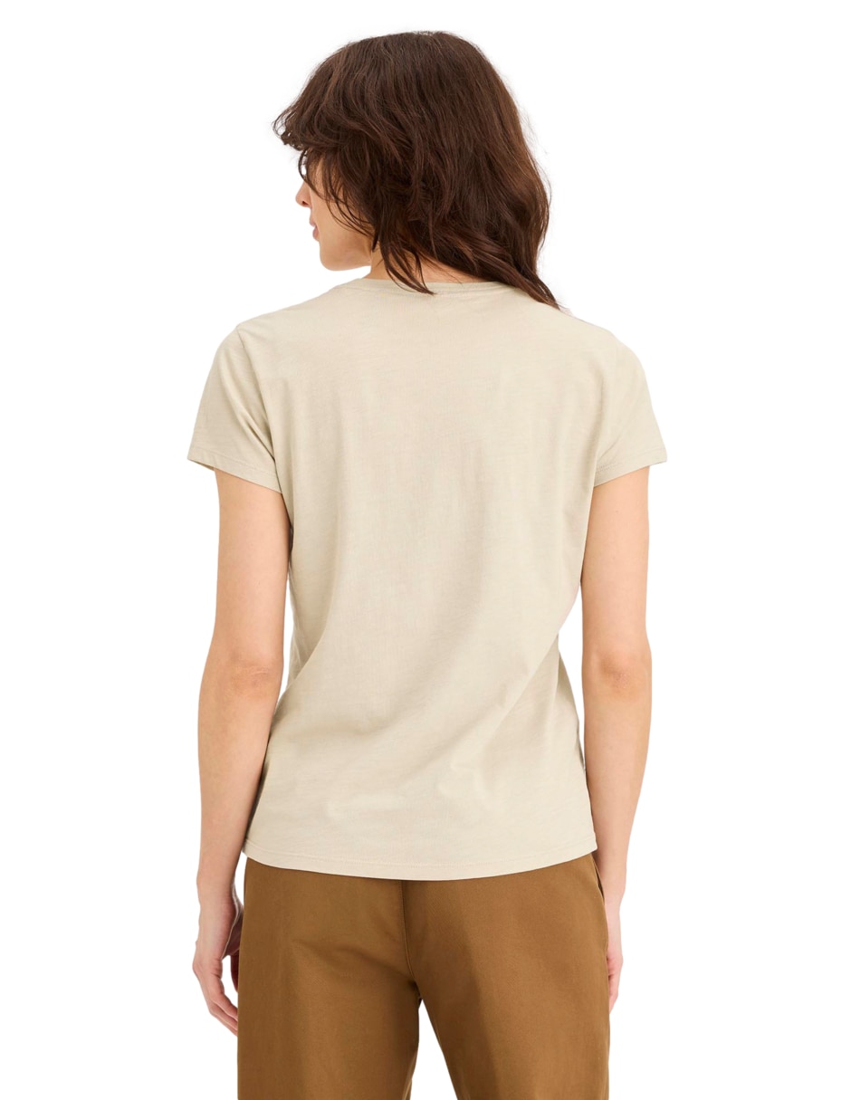 Playera manga corta Graphic Tee cuello redondo para mujer 3