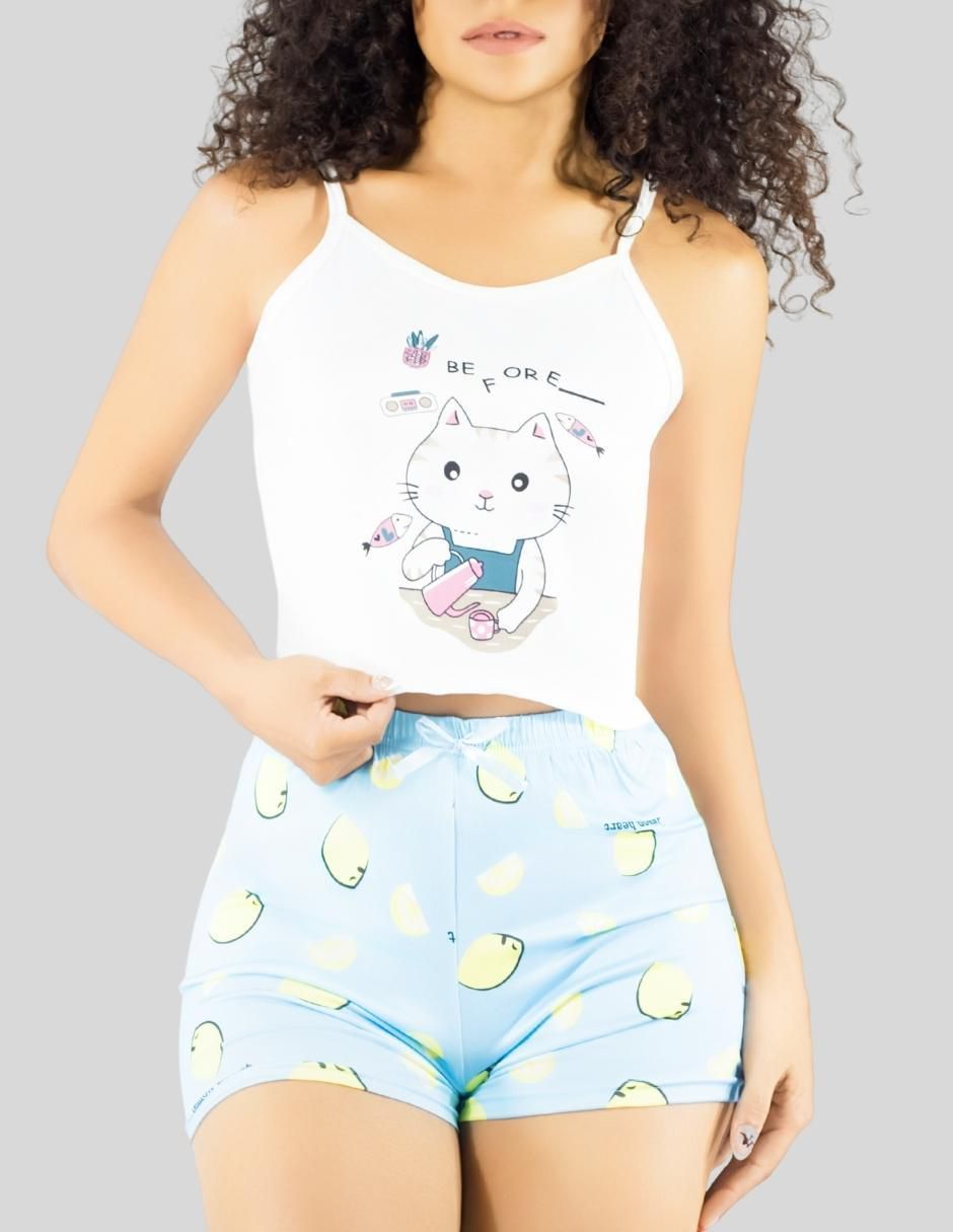 "conjunto pijama" malabis
women 3 pieces pijamas "para mujer"