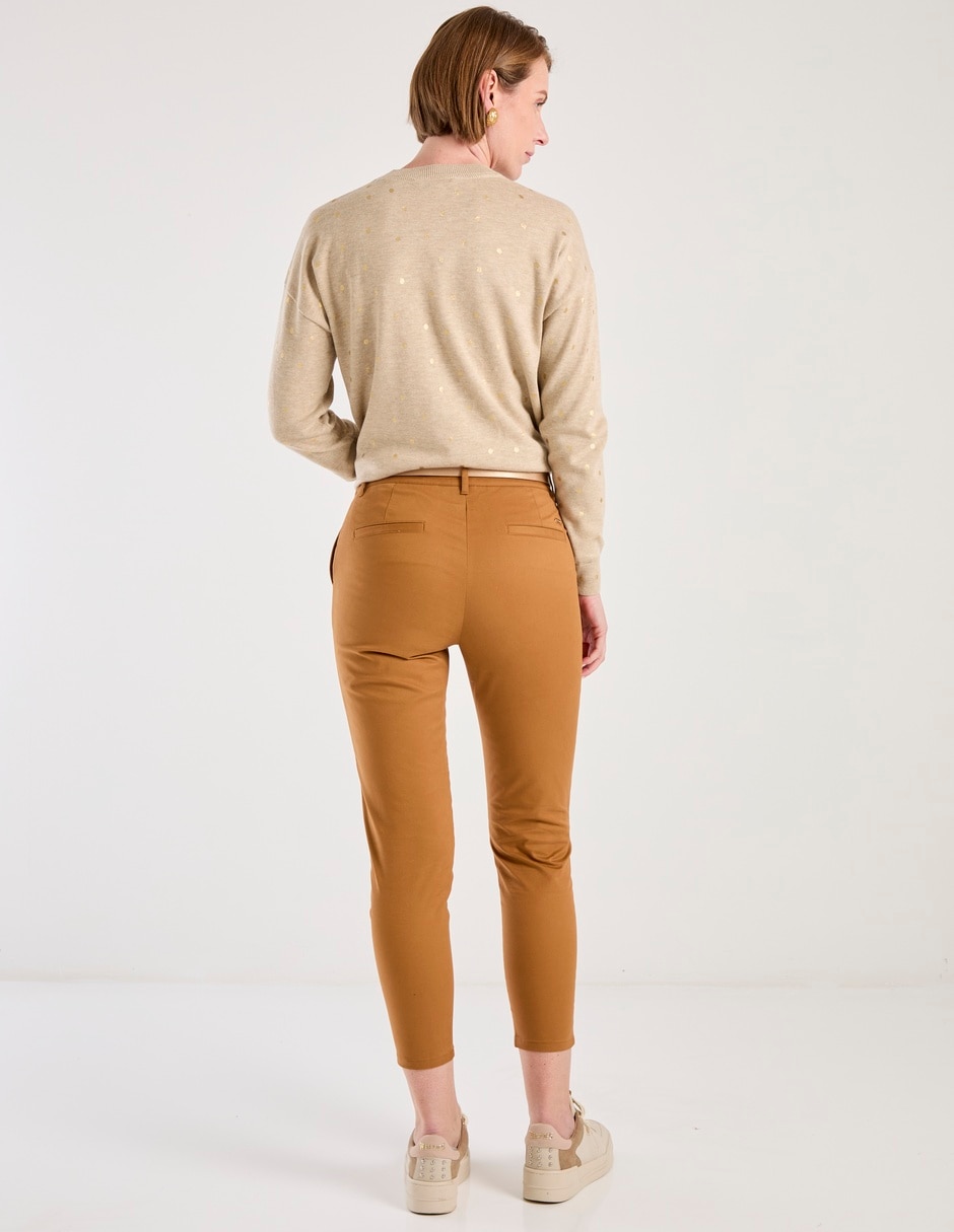 Pantalón chino skinny para mujer 2