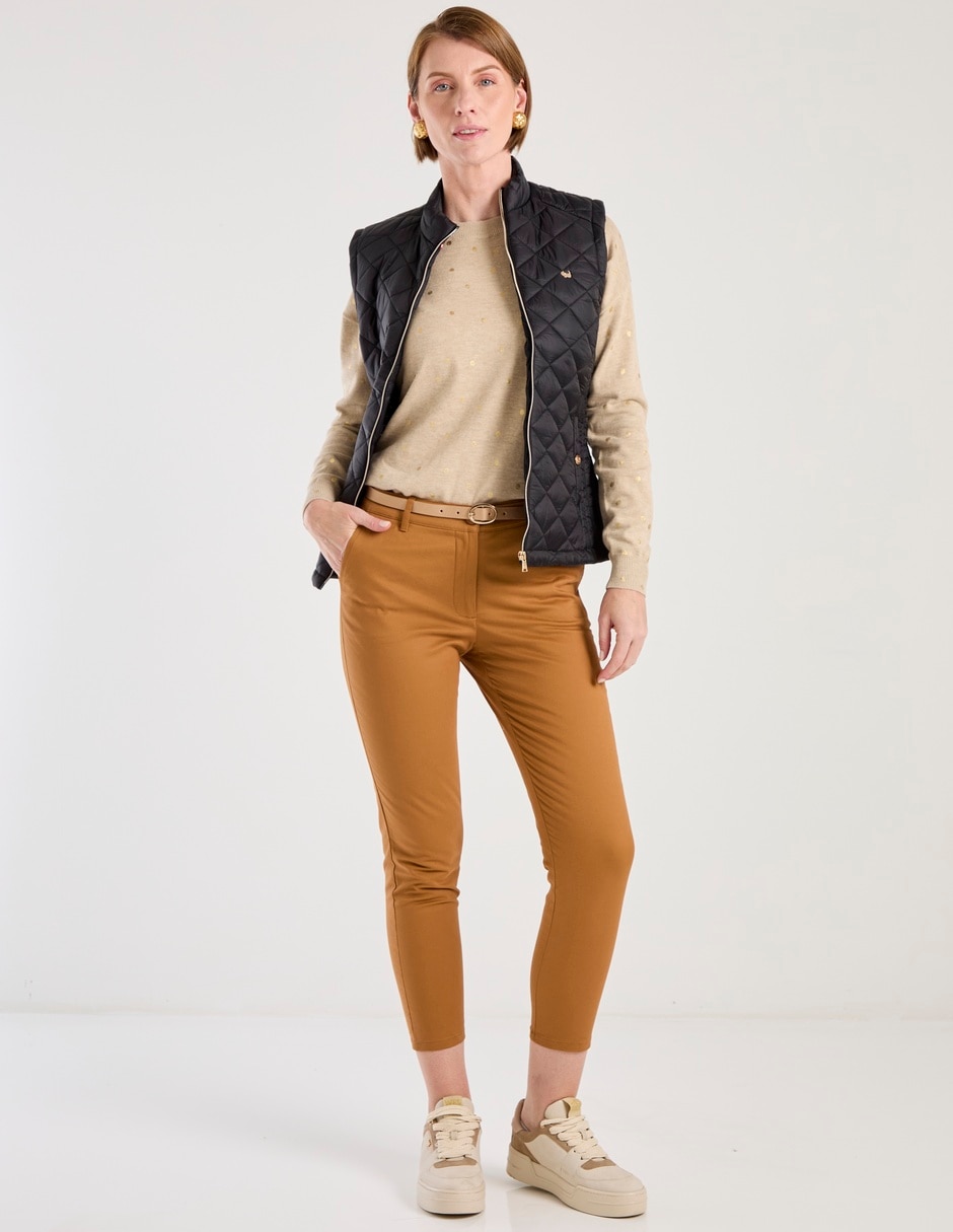 Pantalón chino skinny para mujer 3