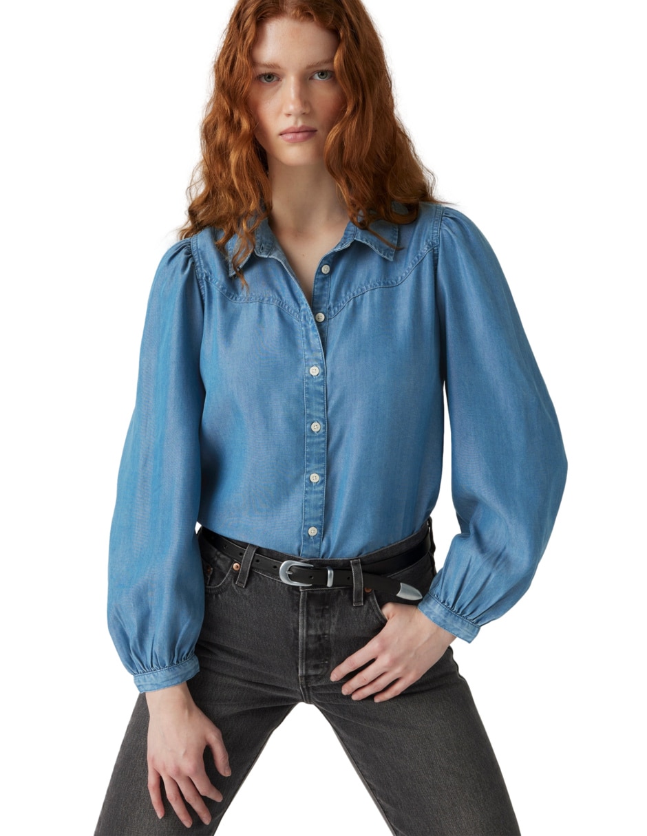 Blusa manga larga para mujer 3
