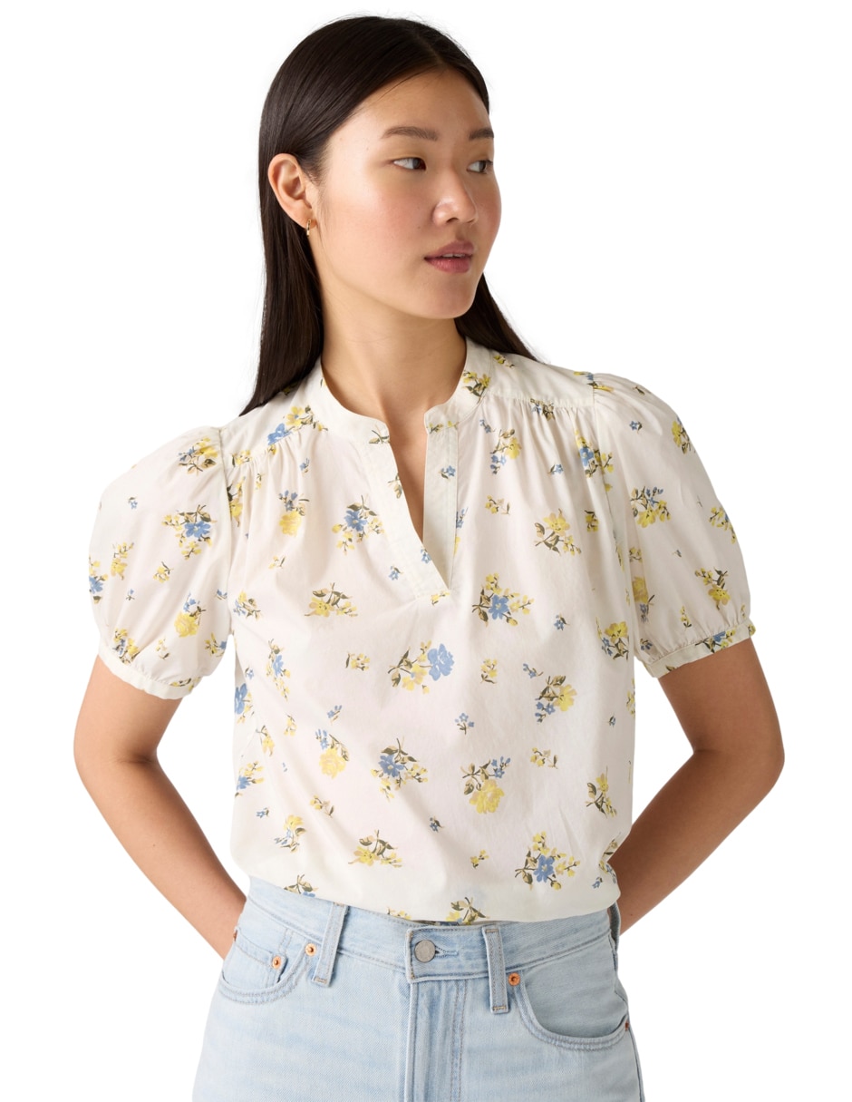 Blusa manga corta para mujer 3
