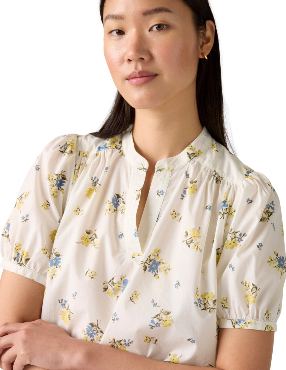 Blusa manga corta para mujer 4