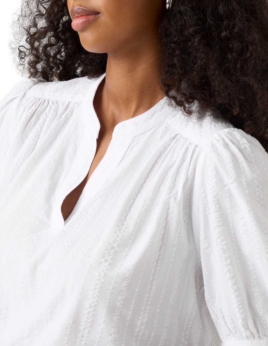 Blusa manga corta para mujer 4