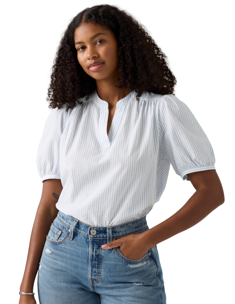 Blusa manga corta para mujer 3