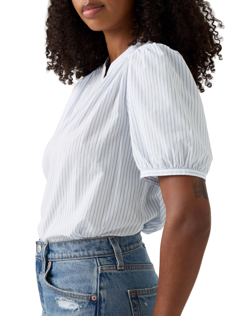 Blusa manga corta para mujer 4
