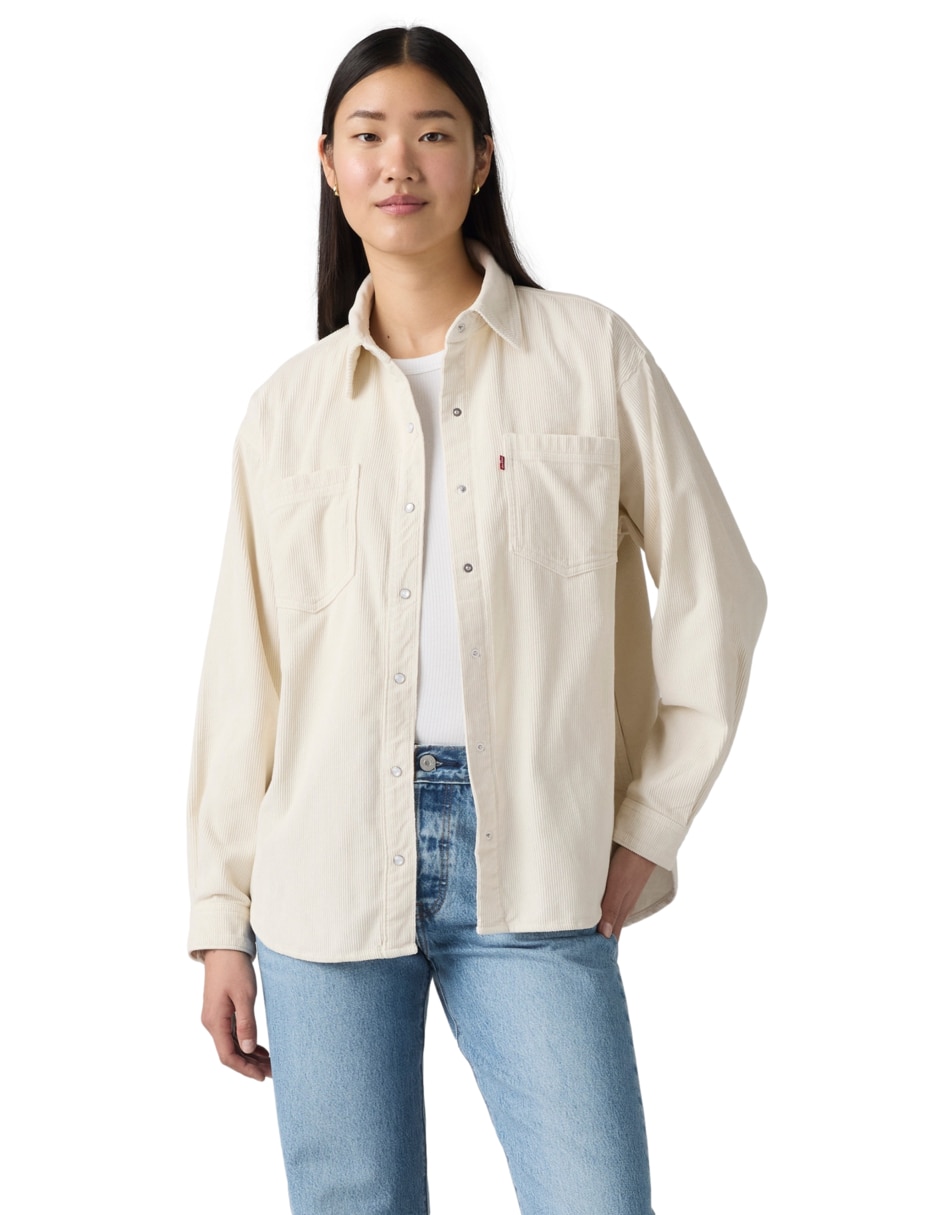 Blusa manga larga para mujer