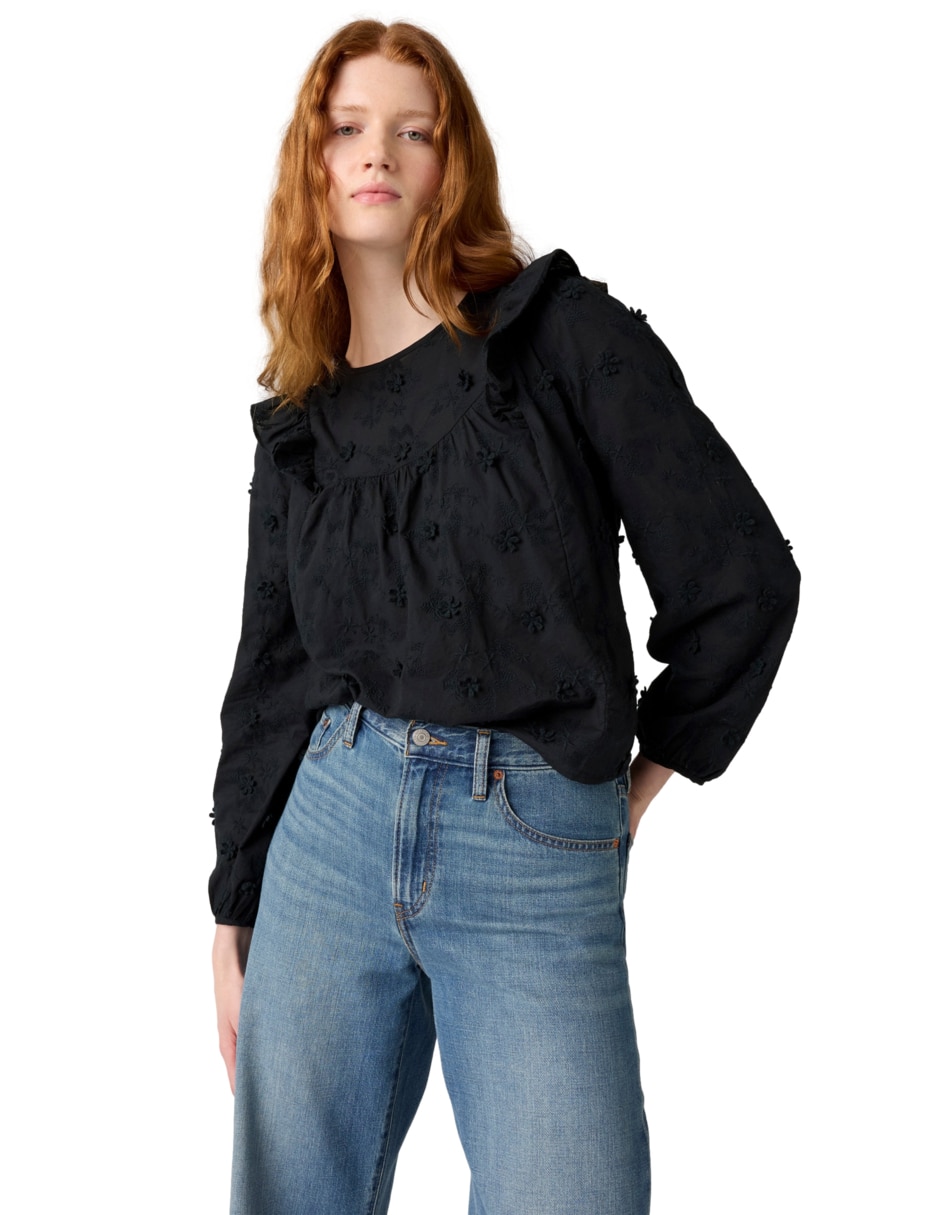 Blusa manga larga para mujer 3