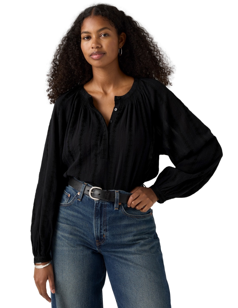 Blusa manga larga para mujer 3