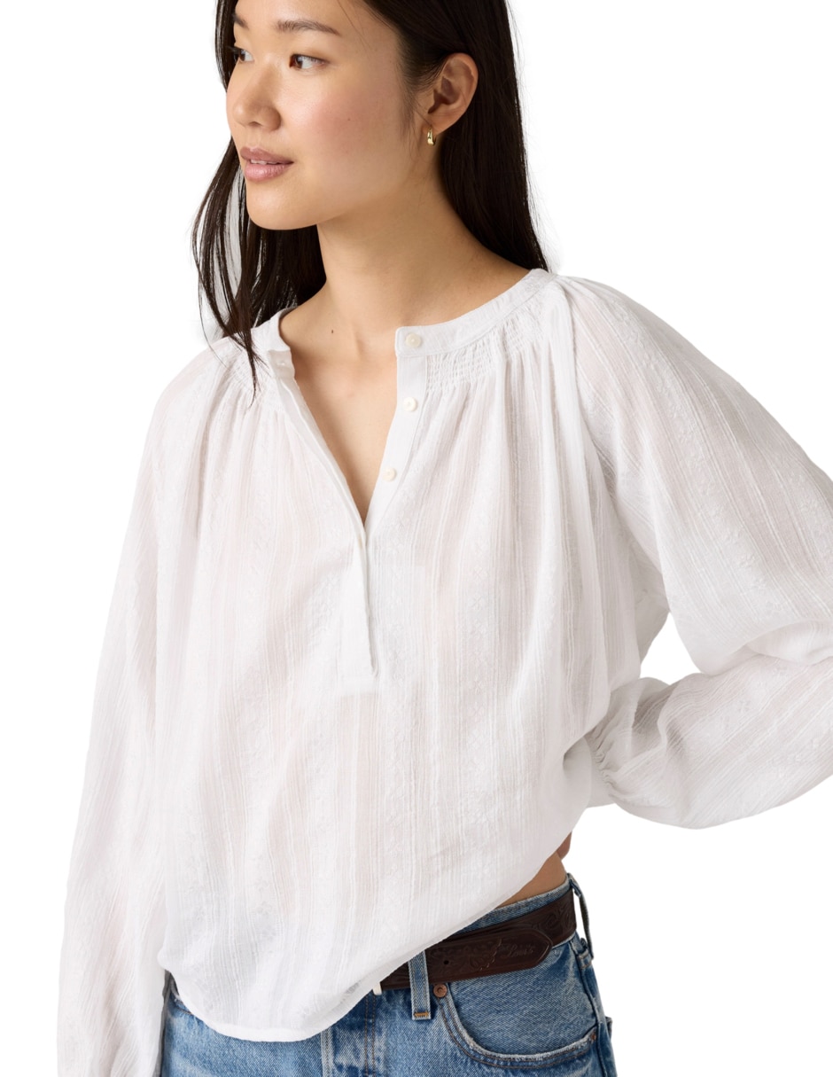 Blusa manga larga para mujer 3