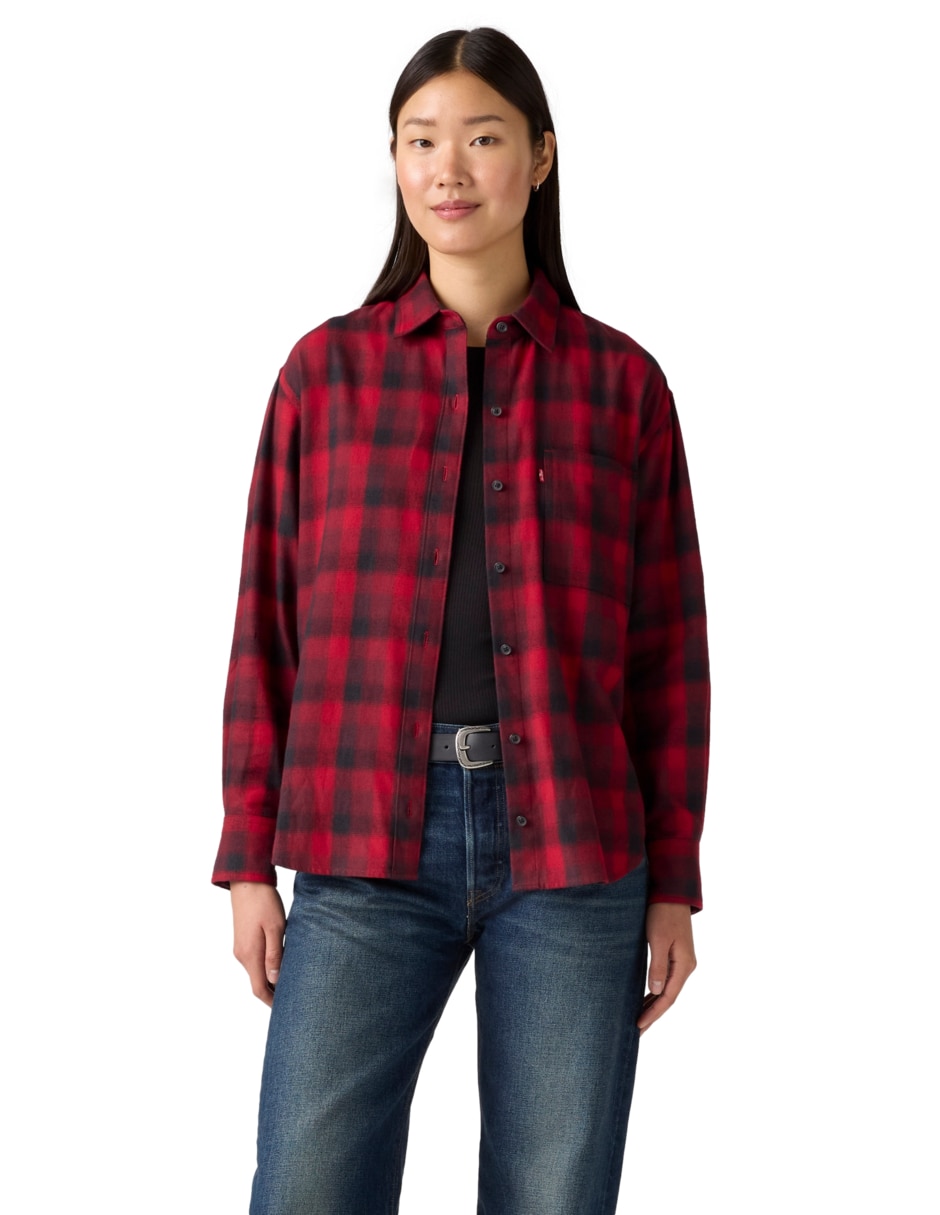 Blusa manga larga para mujer