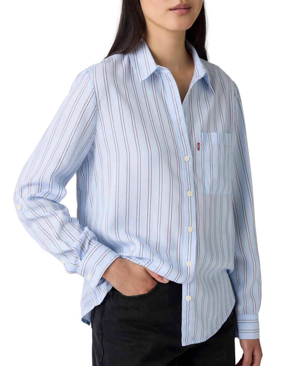 Blusa manga larga para mujer 4