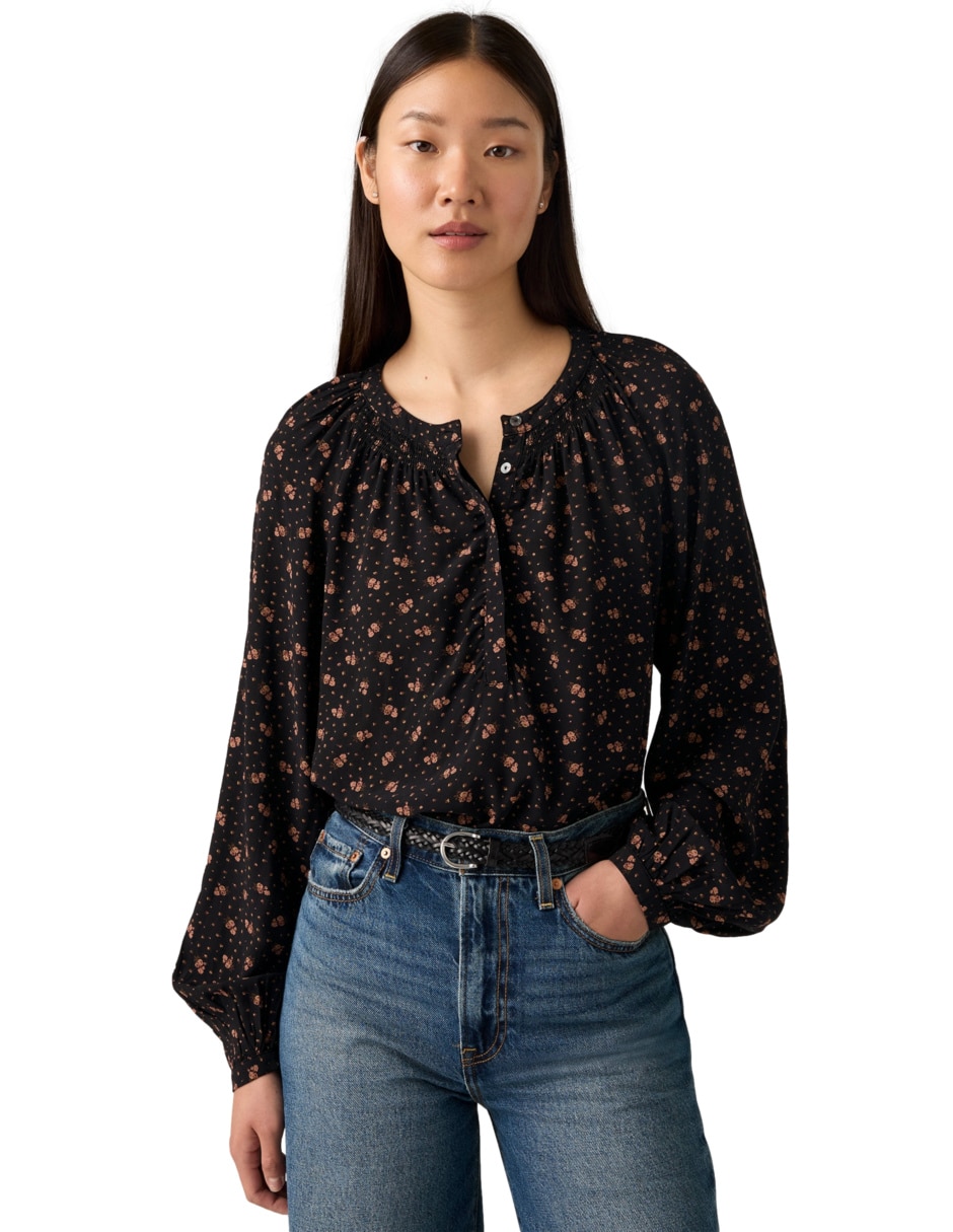 Blusa manga larga para mujer 3