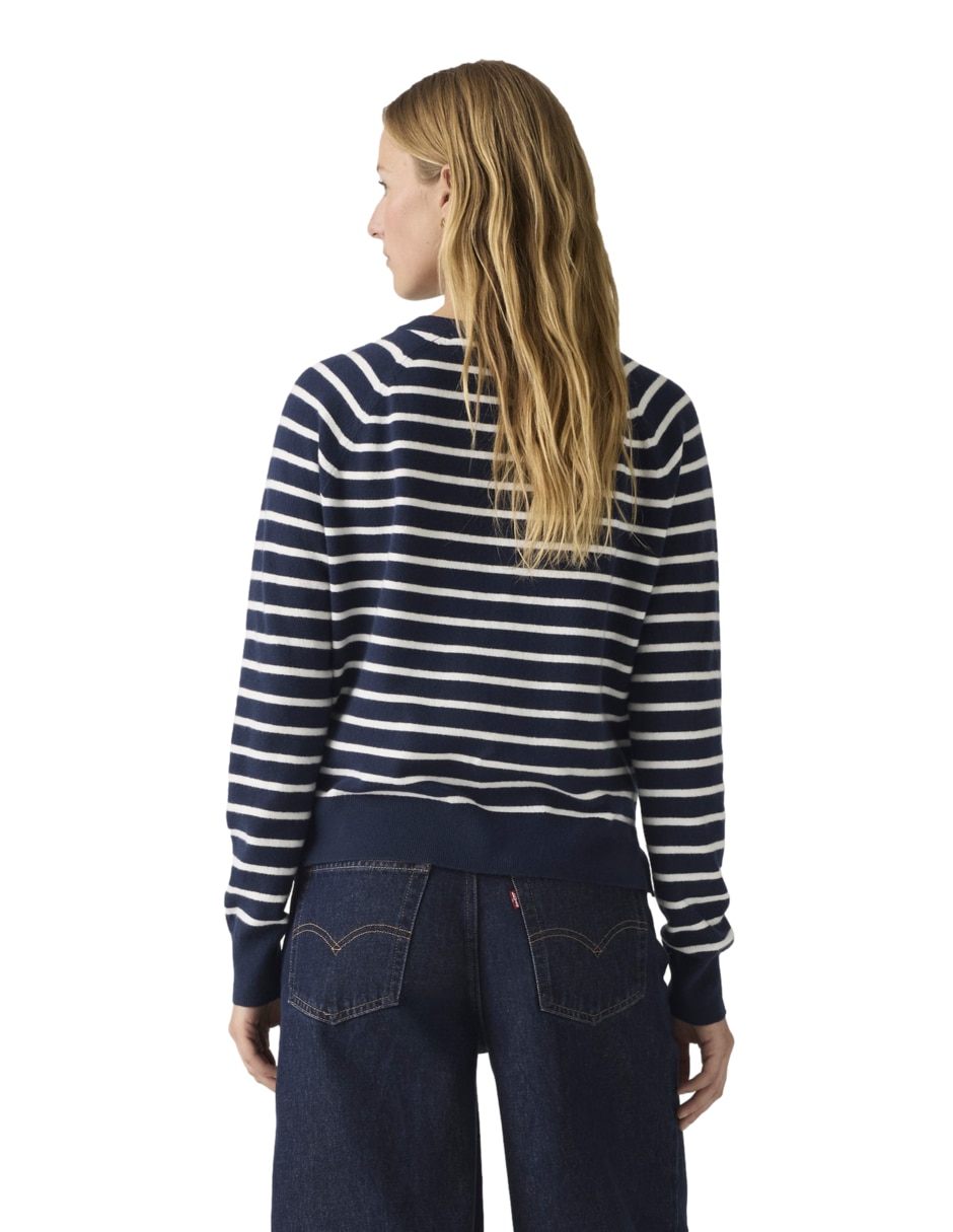 Suéter cuello V para mujer 2