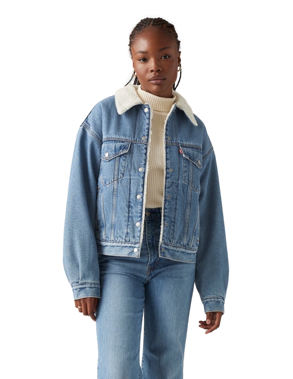 Chamarra denim para mujer