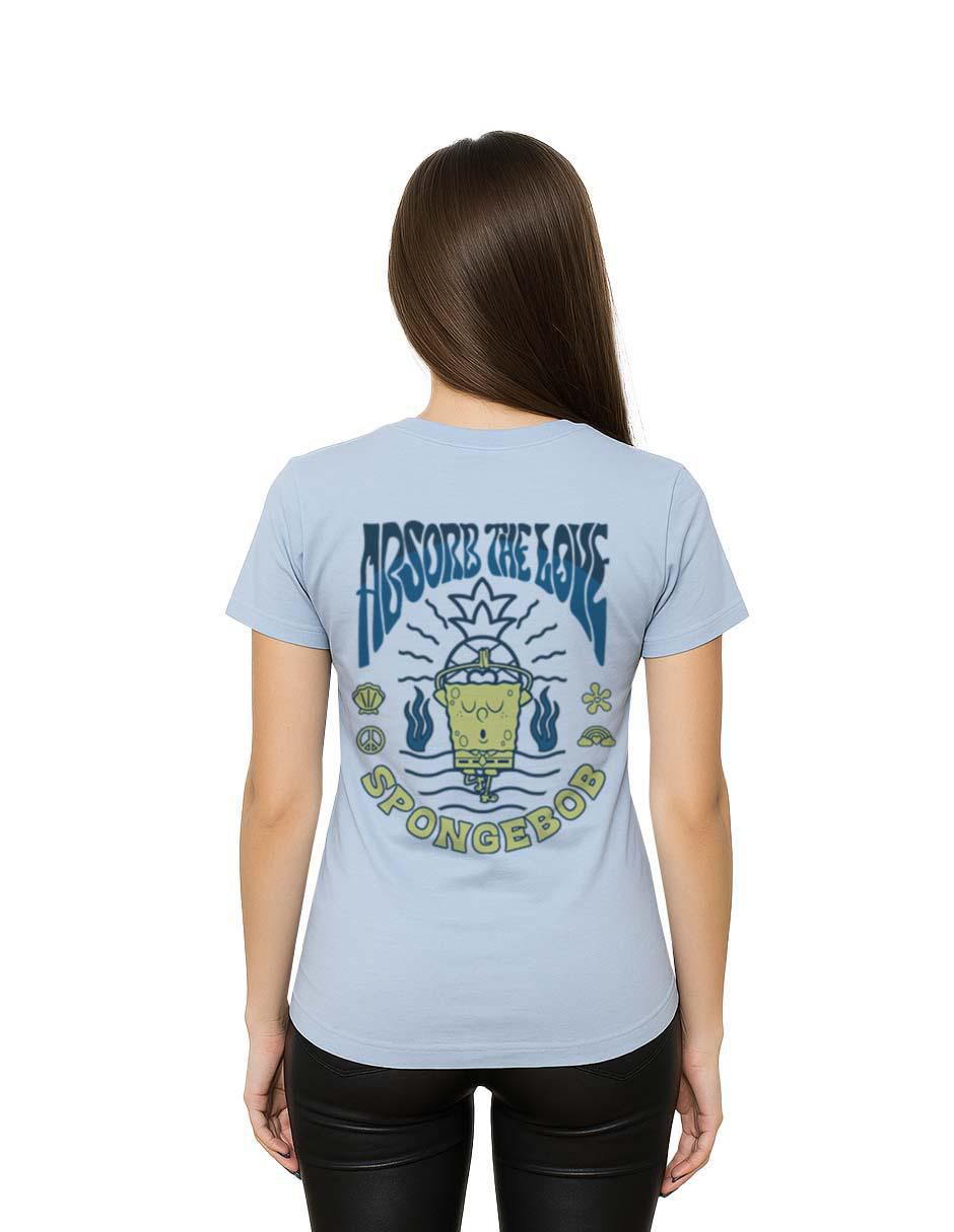 Playera manga corta cuello redondo para mujer 4