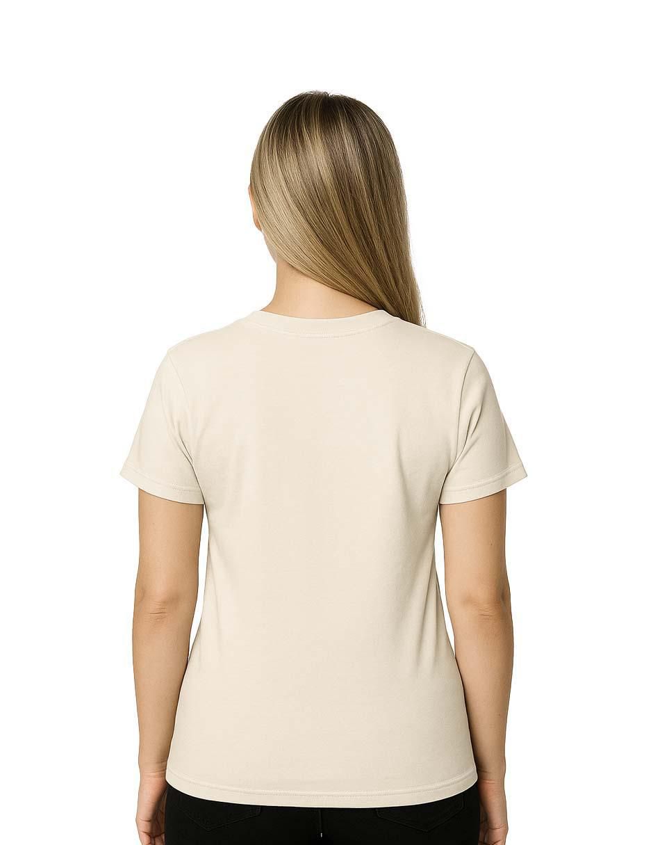 Playera manga corta cuello redondo para mujer 2