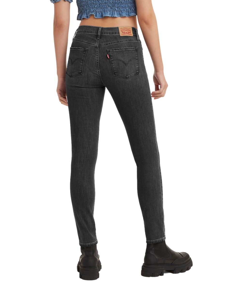 Jeans skinny 311 Shaping Bloom Black para mujer 3