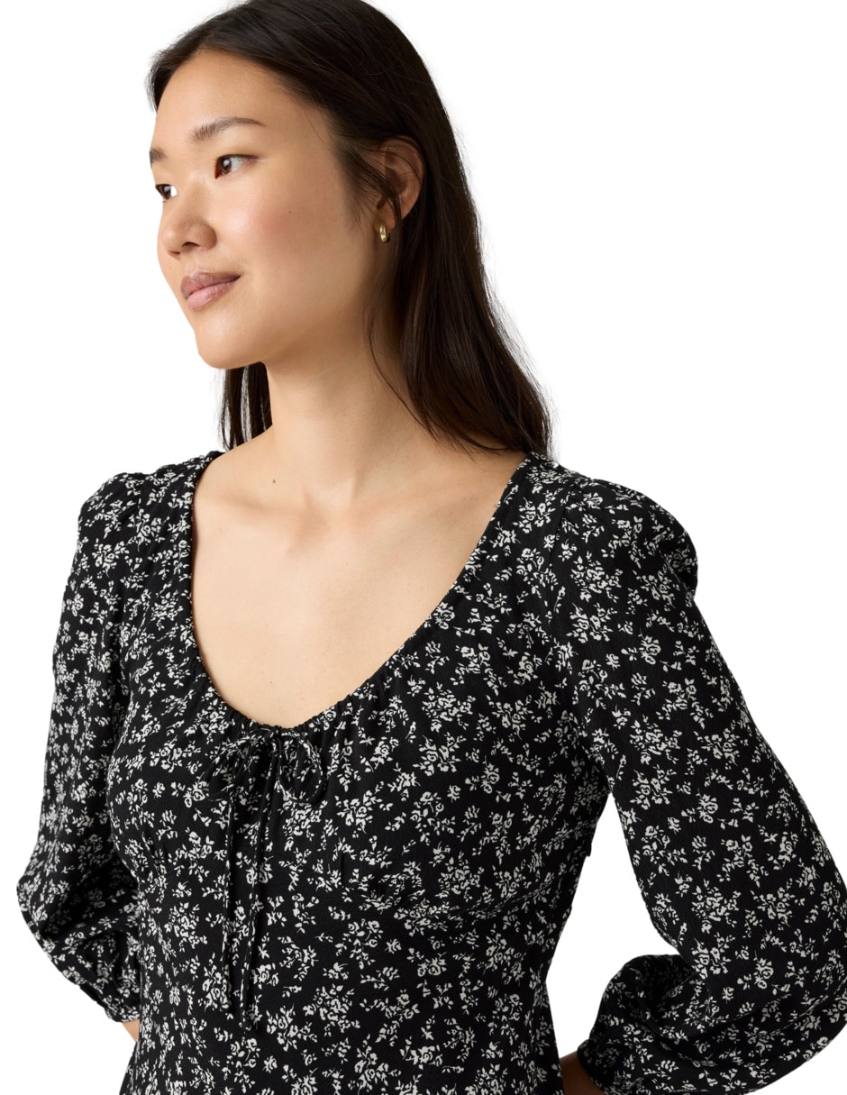 Vestido midi casual para mujer 4