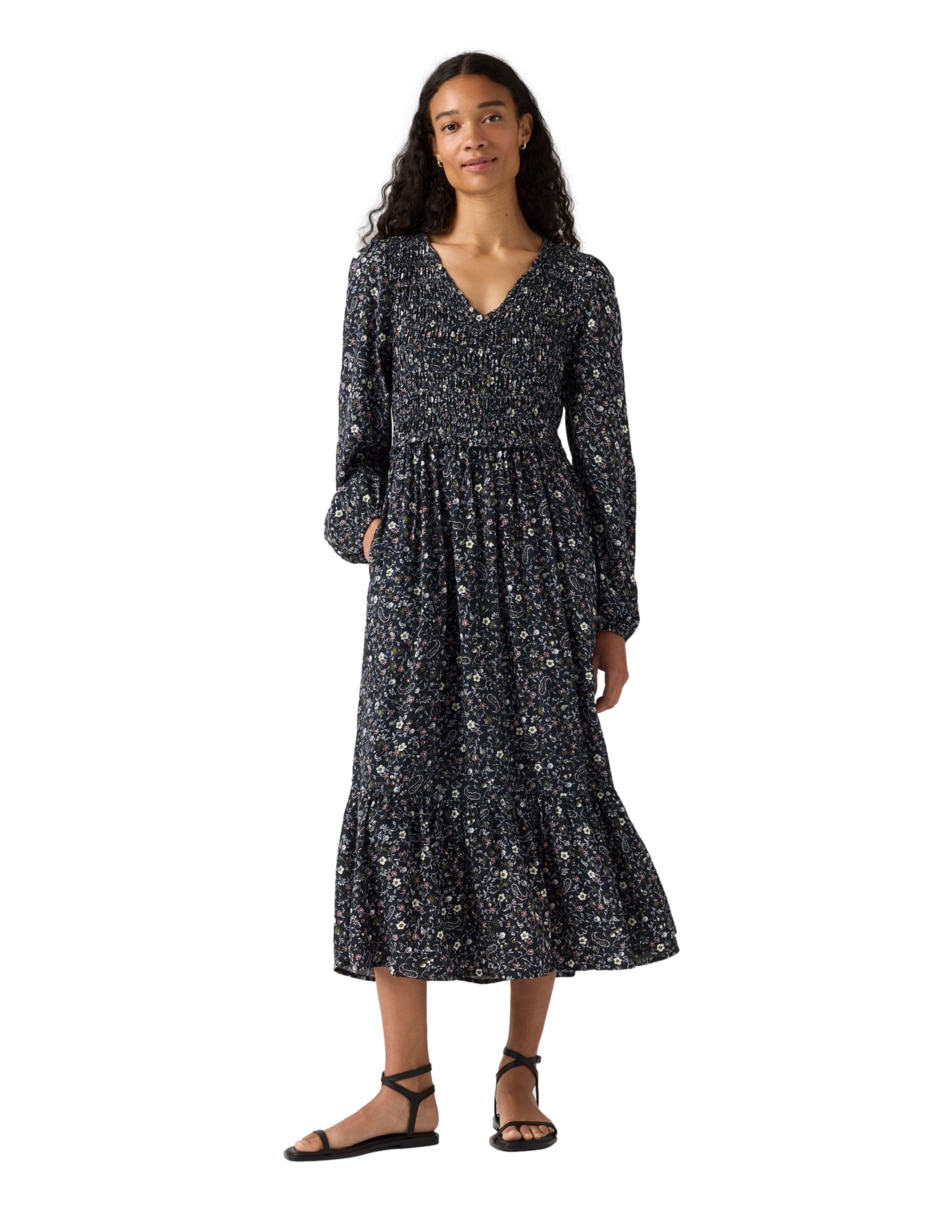 Vestido midi casual para mujer
