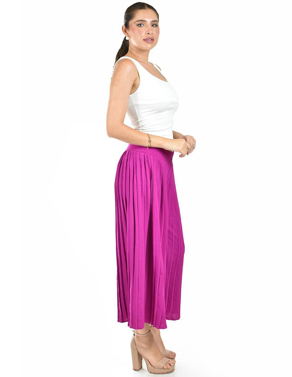 Pantalón capri amplio para mujer 2