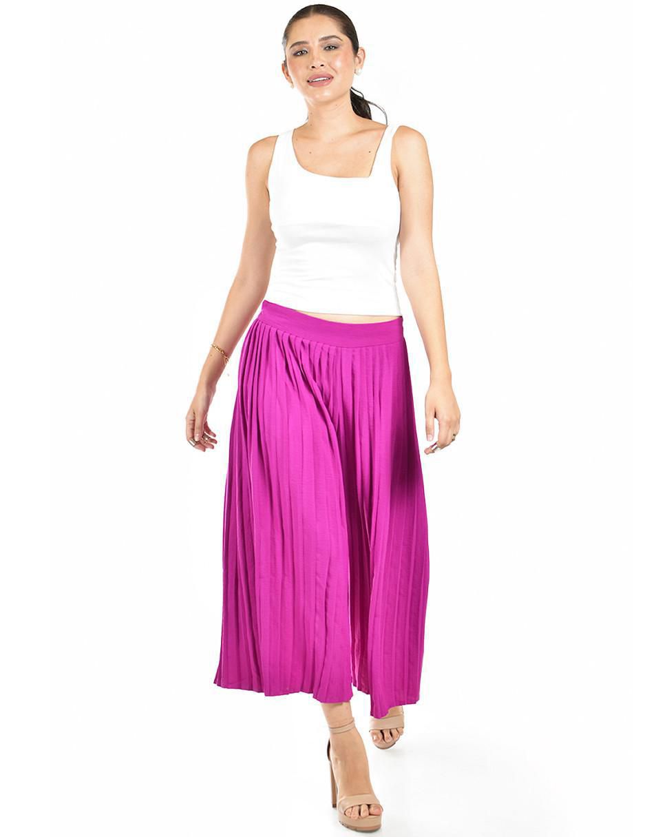 Pantalón capri amplio para mujer 4