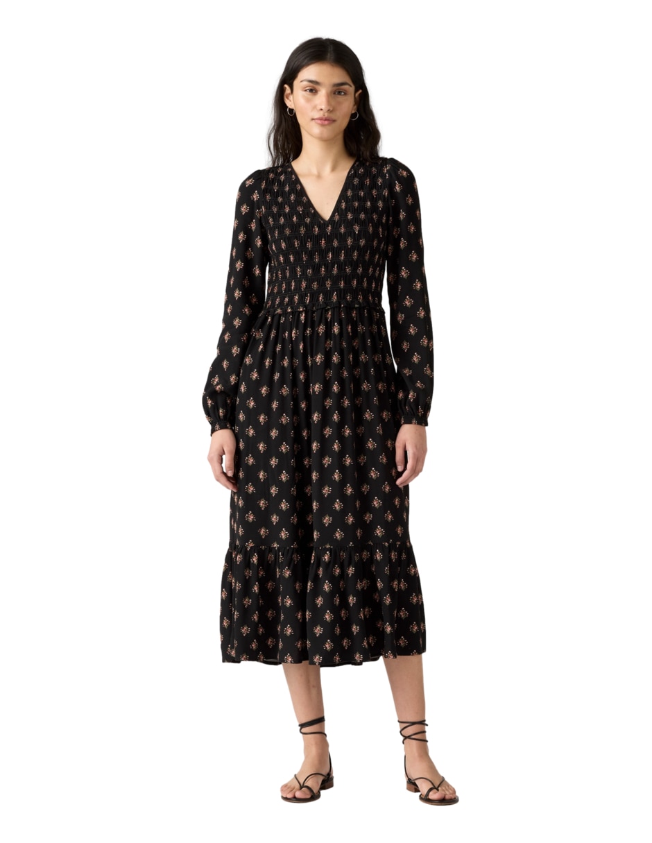 Vestido midi casual para mujer
